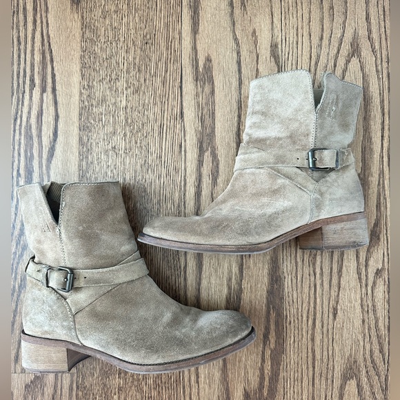 J. Crew tan leather booties size 7.5 - Picture 3 of 16